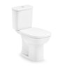 Kit Debba Square Bacia Acoplada+caixa+assento Branco - Roca - 1