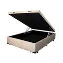 Ver imagem 1 de Cama Box Baú Casal com 48cm de Altura Total - Super Reforçado - Suede Bege
