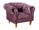 Ver imagem 2 de Conjunto 2 Poltronas Chesterfield Dom Pedro Decoração Sala Recepção Retrô Roxo