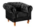 Ver imagem 2 de Conjunto 2 Poltronas Chesterfield Dom Pedro Decoração Sala Recepção Retrô Preto