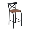 Ver imagem 7 de Conjunto Bistrô Tampo 0,65m Redondo com 2 Banquetas Tubo Paris Preto/Fosco/Caramelo