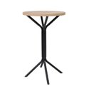 Ver mais imagens de Conjunto Bistrô Tampo 0,65m Redondo com 2 Banquetas Tubo Paris