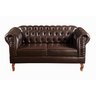 Sofá 2 Lugares Decoração Sara Recepção Dom Pedro Chesterfield - 4