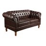 Sofá 2 Lugares Decoração Sara Recepção Dom Pedro Chesterfield - 2