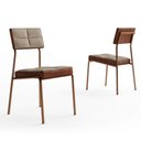 Ver imagem 7 de Conjunto Jantar Mesa 90cm + 4 Cadeiras Estofadas em Linho Nf