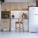 Ver imagem 1 de Cozinha Compacta Zurique 9 Portas 1 Gaveta Freijó/camurça- Indekés