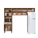 Ver imagem 3 de Cozinha Compacta Zurique 9 Portas 1 Gaveta Freijó/camurça- Indekés