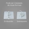 Painel LED Infinity Embutir / Sobrepor Quadrado 24W 4000k ST2876 - 6