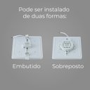 Ver imagem 6 de Painel LED Infinity Embutir / Sobrepor Quadrado 24W 4000k ST2876
