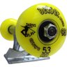 Par De Truck Skate + Roda Skate + Rolamento Skate + Parafuso - DOUT BASE POLIDA - 2