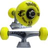 Par De Truck Skate + Roda Skate + Rolamento Skate + Parafuso - DOUT BASE POLIDA - 1