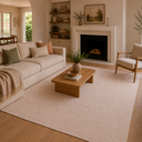 Ver imagem 1 de Tapete Decorativo Sala Quarto Coleção Fibras de Afeto Bege Off White 2,00 x 2,50