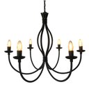 Ver imagem 5 de Luminária Artesanal Com Cúpulas De Vidro Para Sala de Estar Libertas Rosas Artesanato Bola No Meio C