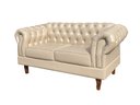Ver imagem 1 de Sofá 2 Lugares Decoração Sara Recepção Dom Pedro Chesterfield Bege