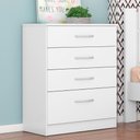 Ver imagem 3 de Kit Guarda Roupa Solteiro 3 Portas Wind Cômoda Astral - Branco