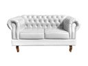 Ver imagem 2 de Sofá 2 Lugares Decoração Sara Recepção Dom Pedro Chesterfield Branco