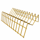 Ver imagem 7 de Organizador de Armário Suporte de Prato Vertical Dourado Arm