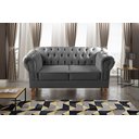 Ver imagem 1 de Sofá 2 Lugares Decoração Sara Recepção Dom Pedro Chesterfield