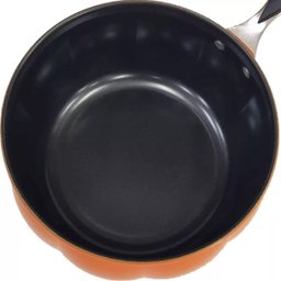 Panela Esmaltada Antiaderente Decorativa Abóbora 1,2lt - 7