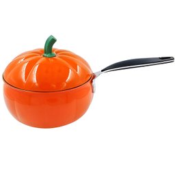 Panela Esmaltada Antiaderente Decorativa Abóbora 1,2lt - 4