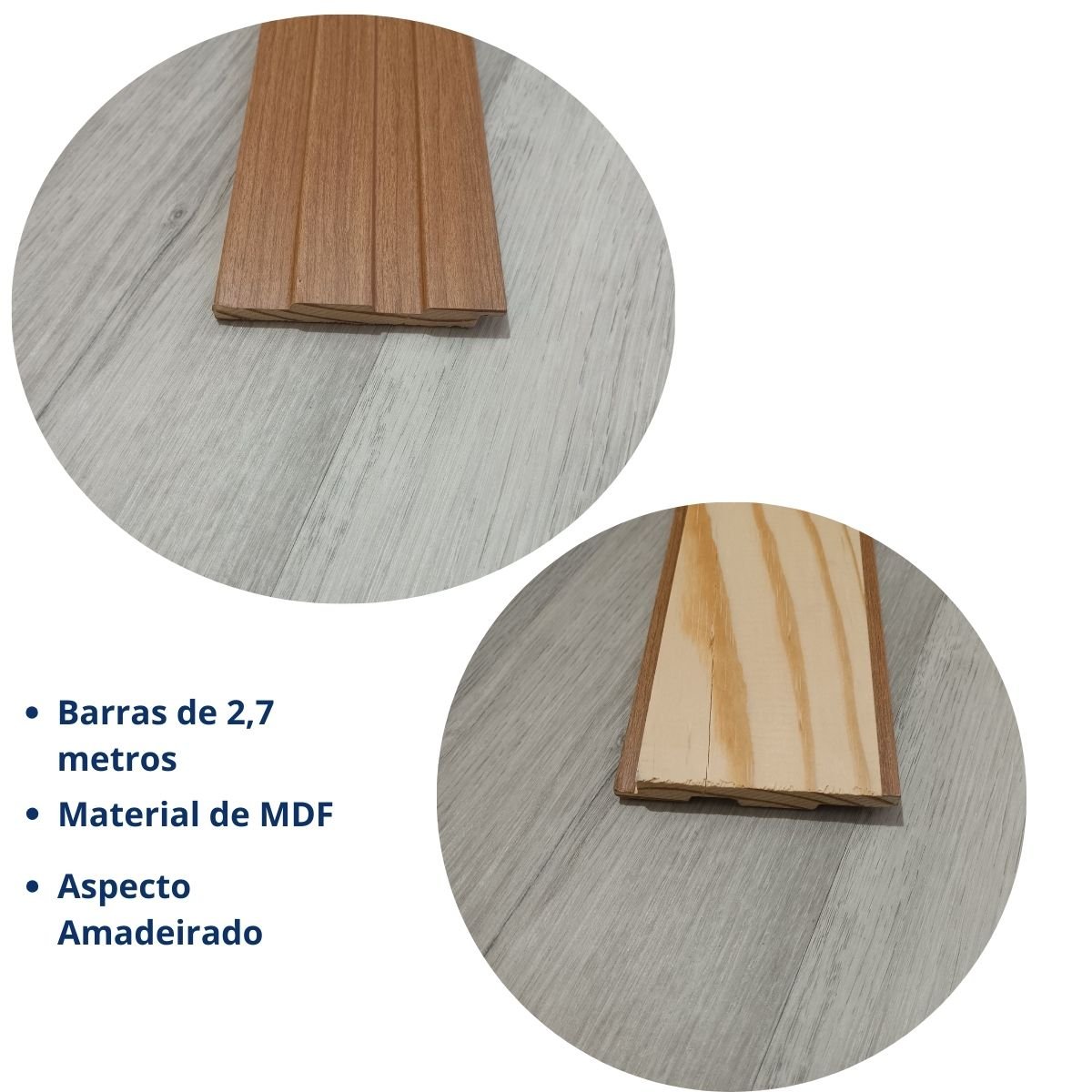 Painel Ripado Ma105 Mdf Molduarte - 2,7mx10,5cm - 2