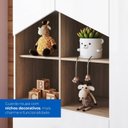 Ver imagem 7 de Conjunto Quarto Infantil/Juvenil Guarda-Roupa e Cômoda Yuri Branco/Jequitibá HP