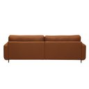Ver imagem 7 de Sofá Decorativo Isaac 3 Lugares Sala de Estar 240cm Pés em Aço Couro Conhaque G88 - Gran Belo