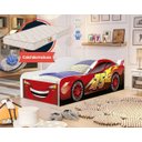 Ver imagem 2 de Cama Infantil Carro Mcqueen Crianças com Colchão D20 - Vermelho
