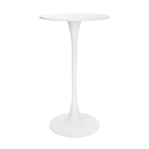 Mesa Bistrô Saarinen Tulipa Redonda Branca 60cm Waw Design