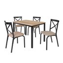 Ver imagem 3 de Conjunto Karina Flex 1,10m Tampo Laminado com 4 Cadeiras