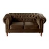 Sofá 2 Lugares Decoração Sara Recepção Dom Pedro Chesterfield - 2
