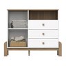 Cômoda Infantil Yuri 1 Porta 3 Gavetas Espresso Móveis - 5