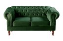 Ver imagem 2 de Sofá 2 Lugares Decoração Sara Recepção Dom Pedro Chesterfield Verde