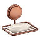 Ver imagem 1 de Saboneteira de Parede Fixação Por Adesivo Para Banheiro em Aço - Wp Connect Cobre