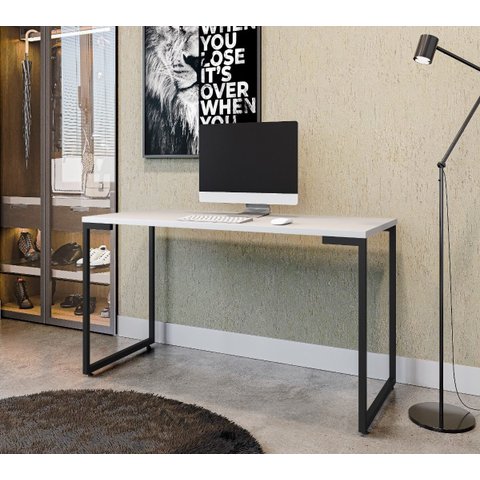 Escrivaninha Porto Espresso 120cm Móveis Branco/preto Hd