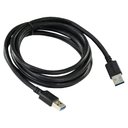 Ver imagem 1 de Cabo de Dados Usb a 3.0 Macho para Usb a 3.0 Macho 28awg Puro Cobre 2 Metros - Puam3-2