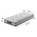 Ver imagem 5 de Colchão Solteiro Probel Mola Ensacada Vegas 