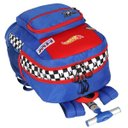 Ver imagem 5 de Mochila Escolar de Rodinhas 360 Hot Wheels Azul Luxcel