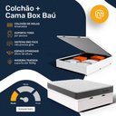 Ver imagem 3 de Cama Box Baú Casal com Colchão de Molas Ensacadas Classic Maxx 138x188x62cm