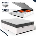 Ver imagem 5 de Cama Box Baú Casal com Colchão de Molas Ensacadas Classic Maxx 138x188x62cm