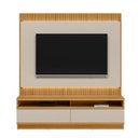 Ver imagem 2 de Rack com Painel Ripado para TV até 70 Polegadas com LED MDF 180CMX198CM São Paulo Branco