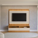 Ver imagem 1 de Rack com Painel para TV até 70 Polegadas com Ripado e Led 180cm São Paulo