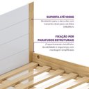 Ver imagem 3 de Cama Reversível Montessoriano com Cerquinha Dupla New Garden Casatema MadeiraOriginals Marrom/Branco