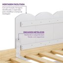Ver imagem 5 de Cama Reversível Montessoriano com Cerquinha Dupla New Garden Casatema MadeiraOriginals Marrom/Branco