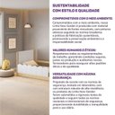 Ver imagem 7 de Cama Reversível Montessoriano com Cerquinha Dupla New Garden Casatema MadeiraOriginals Marrom/Branco