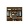 Guarda Roupa Casal Com Cofre Embutido 6 Portas e 4 Gavetas Imaginare Jatoba - 3