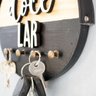 Porta-Chaves Em Pinus Preto Lar Doce Lar 17Cm - 4
