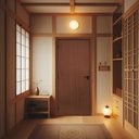 Ver imagem 2 de Kit Porta de Madeira Lisa 215x84cm Batente 16cm MDF Ultra MGM Abertura Direita Ipê
