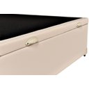 Ver imagem 4 de Cama Box Baú Viúva Corino Bege 128x188x42