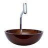Cuba Redonda De Vidro 30X30Cm Marrom Para Banheiro - 2